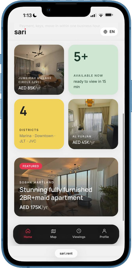 Sari app — browse listings
